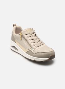 Sneakers Uno- Metallic Sliders dames wit