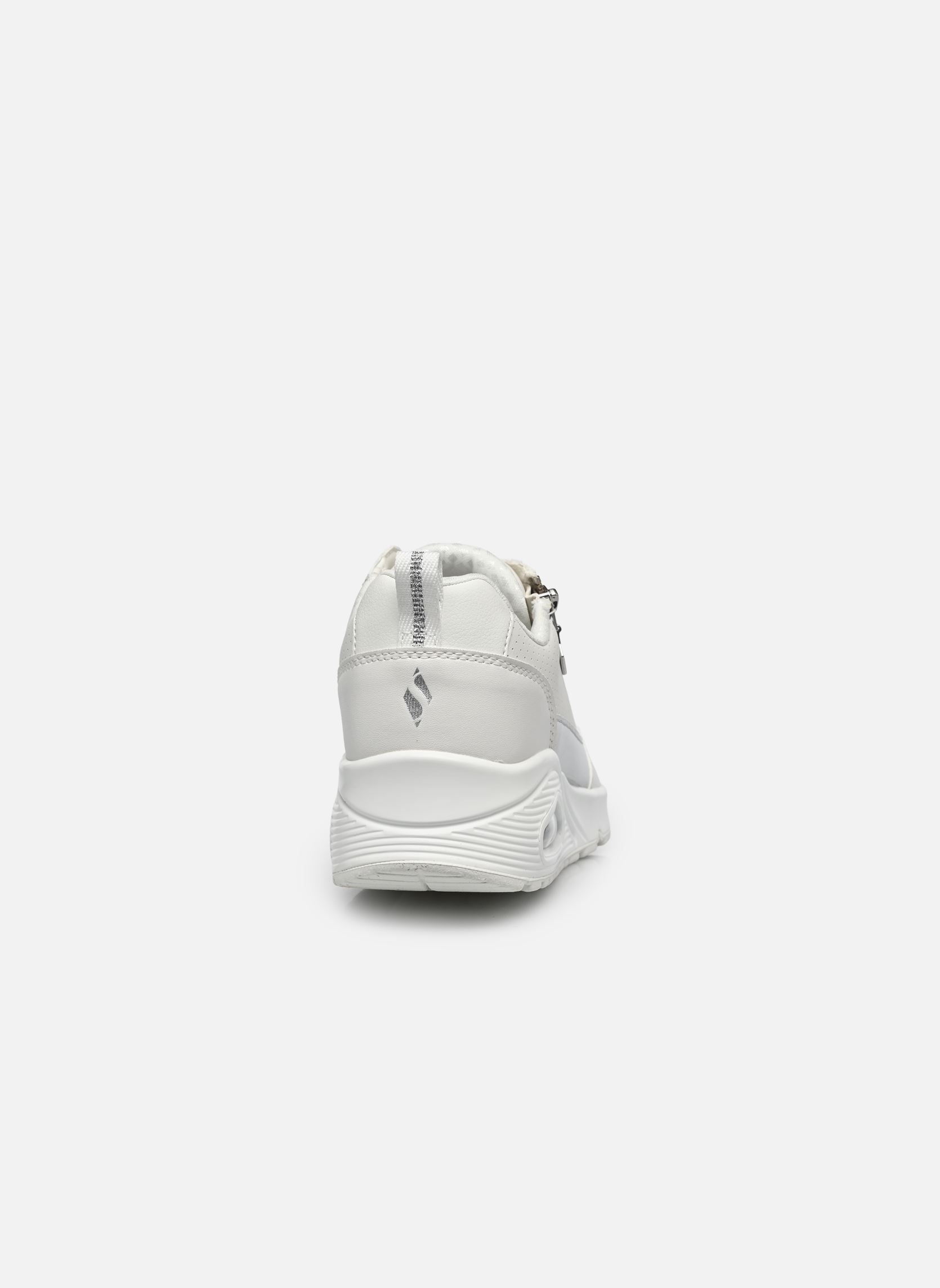 Sneakers Uno- Metallic Sliders dames wit Skechers Sneakers Uno- Metallic Sliders dames wit WHT