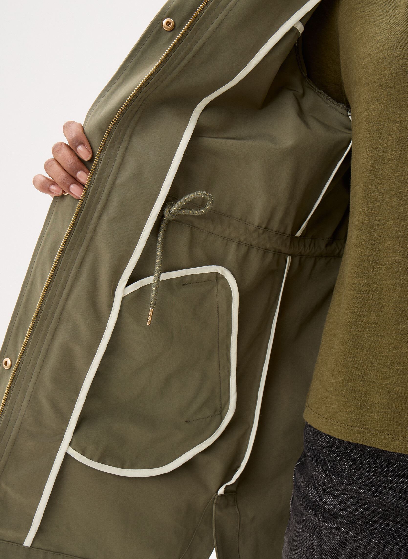 Parkas VESTA-PARKA femme vert Georgia Rose Parkas VESTA-PARKA femme vert Dusty Olive
