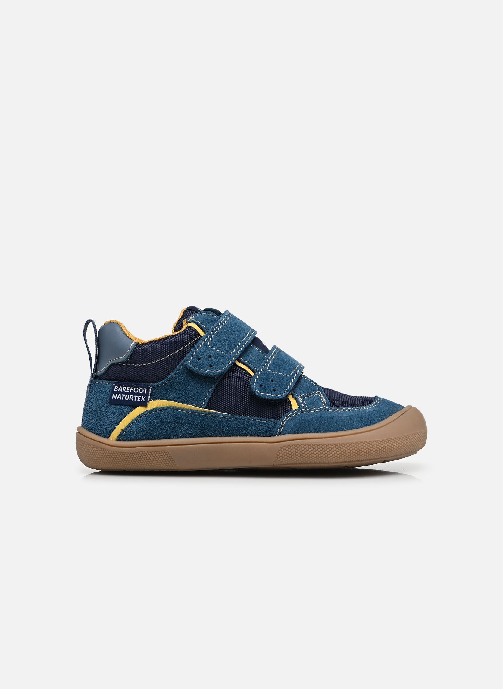 Niedrige Sneaker Kesy high wp. Barefoot jungen blau Naturino Niedrige Sneaker Kesy high wp. Barefoot jungen blau SUEDE/FABRIC LIN.SPINA STORM N