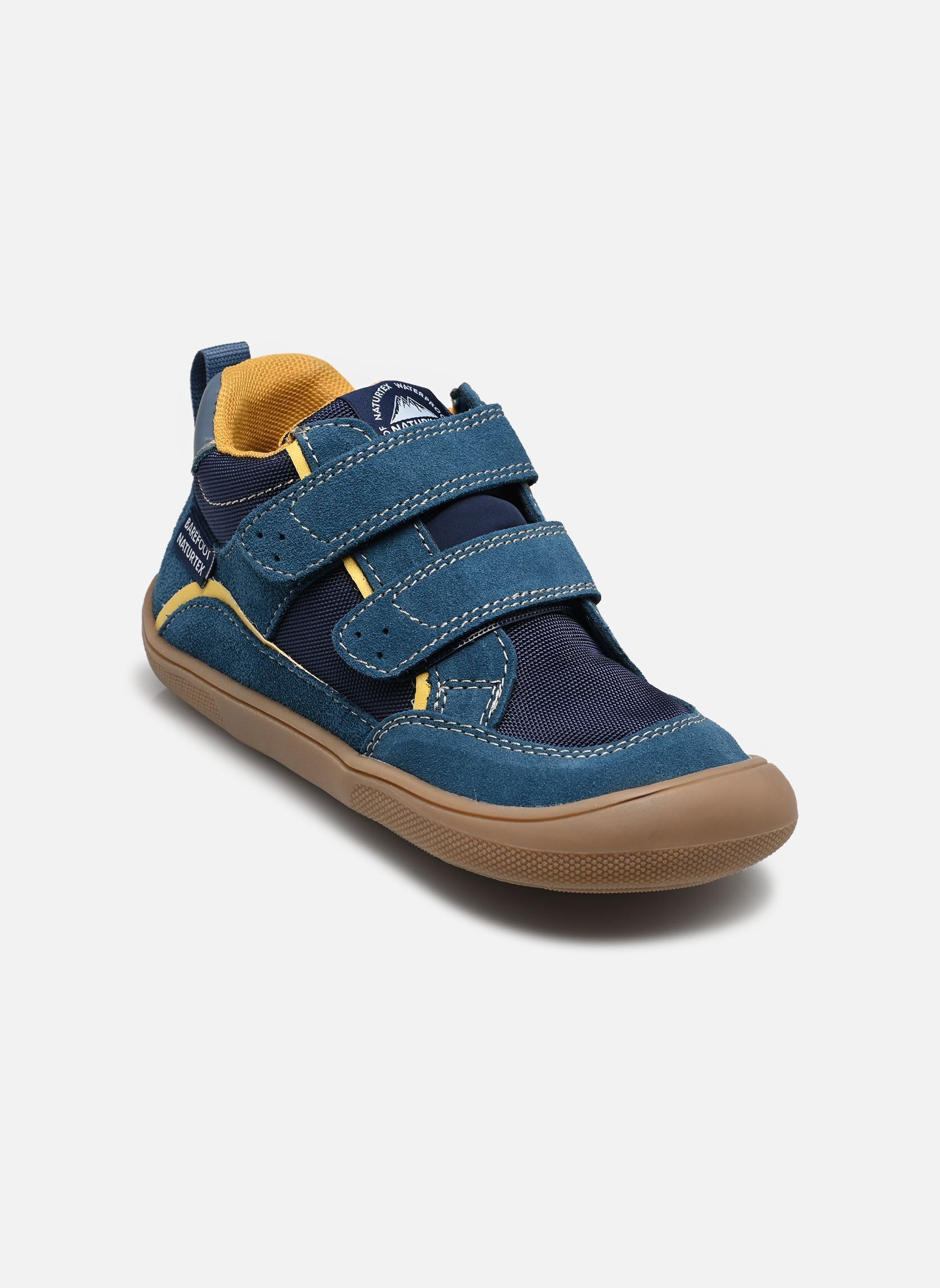 Niedrige Sneaker Kesy high wp. Barefoot jungen blau Naturino Niedrige Sneaker Kesy high wp. Barefoot jungen blau SUEDE/FABRIC LIN.SPINA STORM N