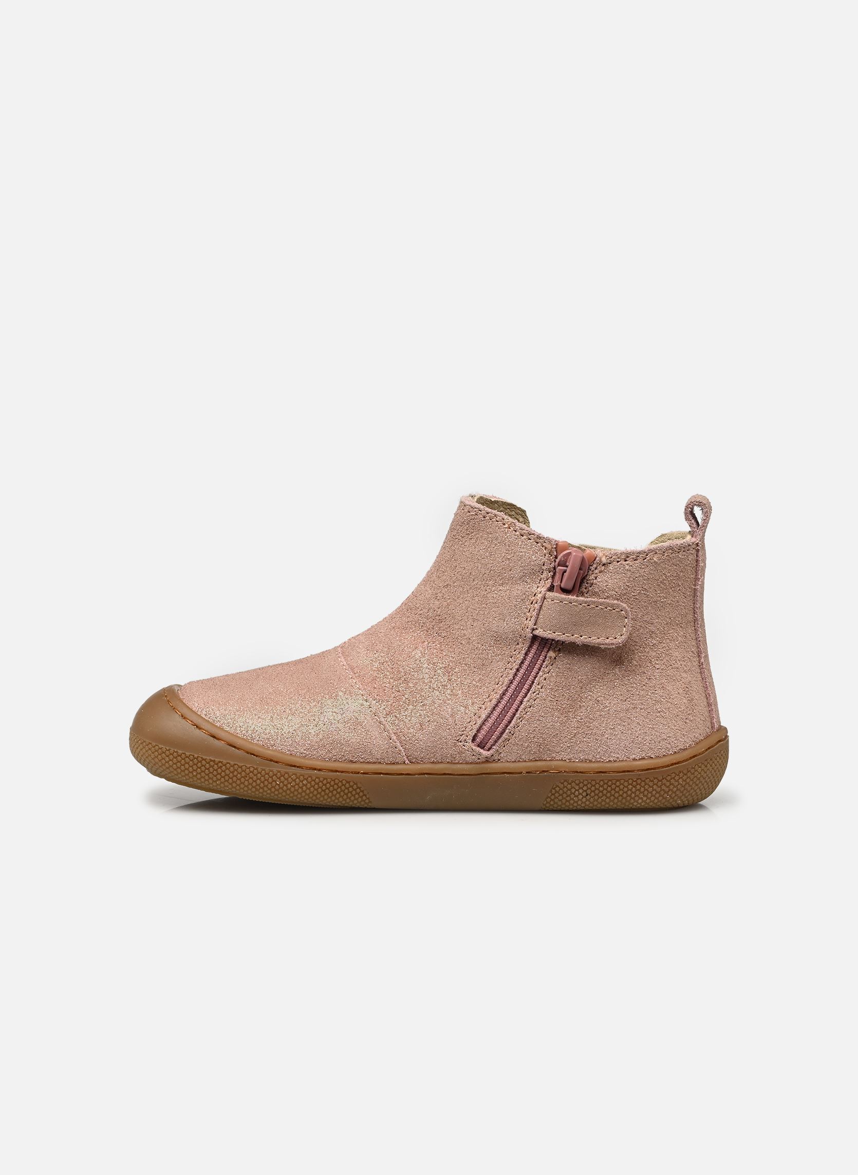 Stiefeletten / Ankle Boots Glitty Barefoot mädchen rosa Naturino Stiefeletten / Ankle Boots Glitty Barefoot mädchen rosa SUEDE GLITTER PHARD