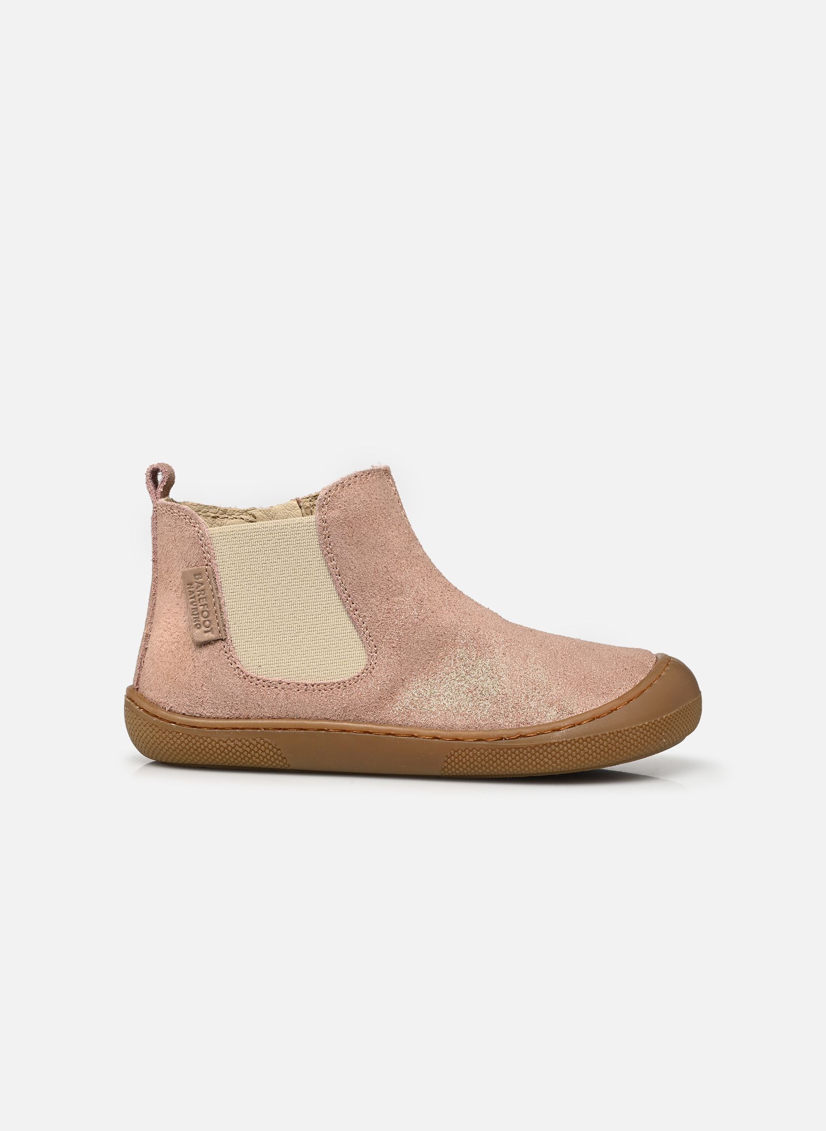 Stiefeletten / Ankle Boots Glitty Barefoot mädchen rosa Naturino Stiefeletten / Ankle Boots Glitty Barefoot mädchen rosa SUEDE GLITTER PHARD