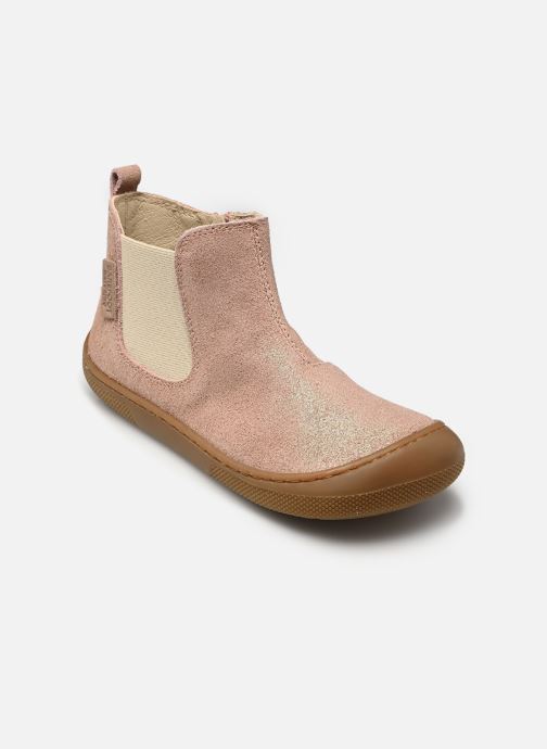 Naturino Stiefeletten / Ankle Boots Glitty Barefoot mädchen rosa