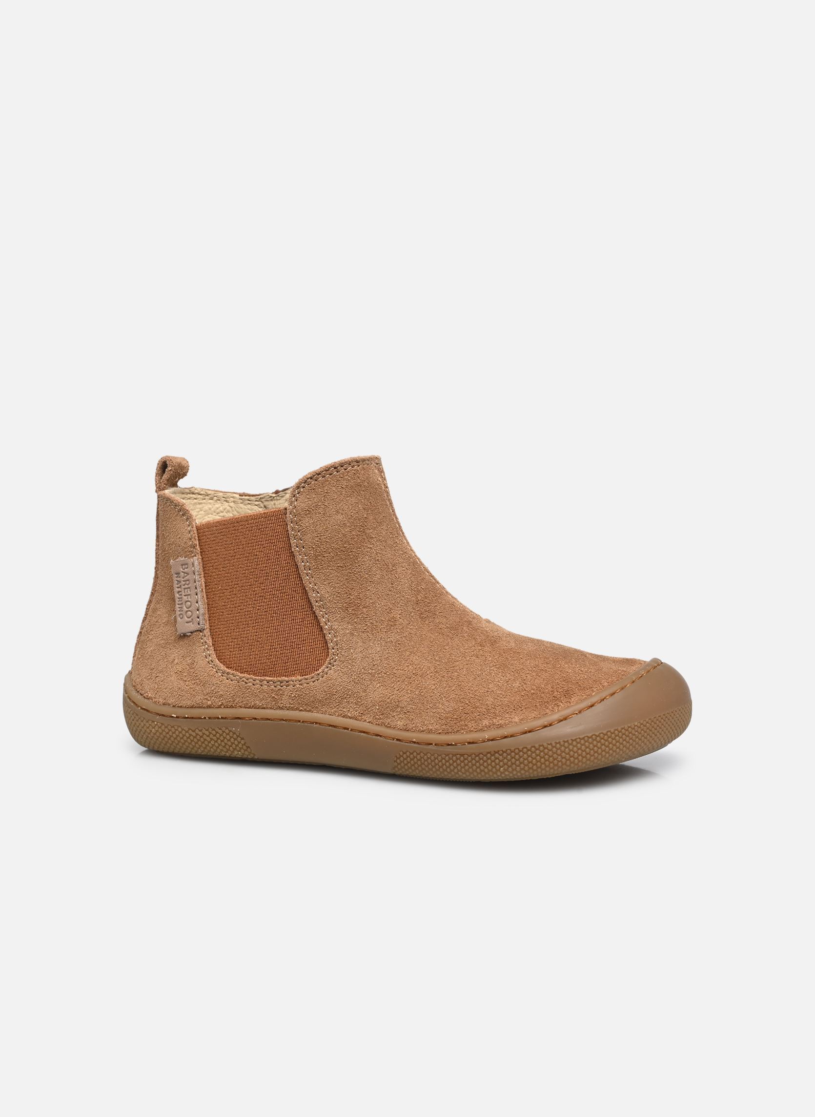 Bottines Glitty Barefoot marron Naturino Bottines Glitty Barefoot marron Suede Brown