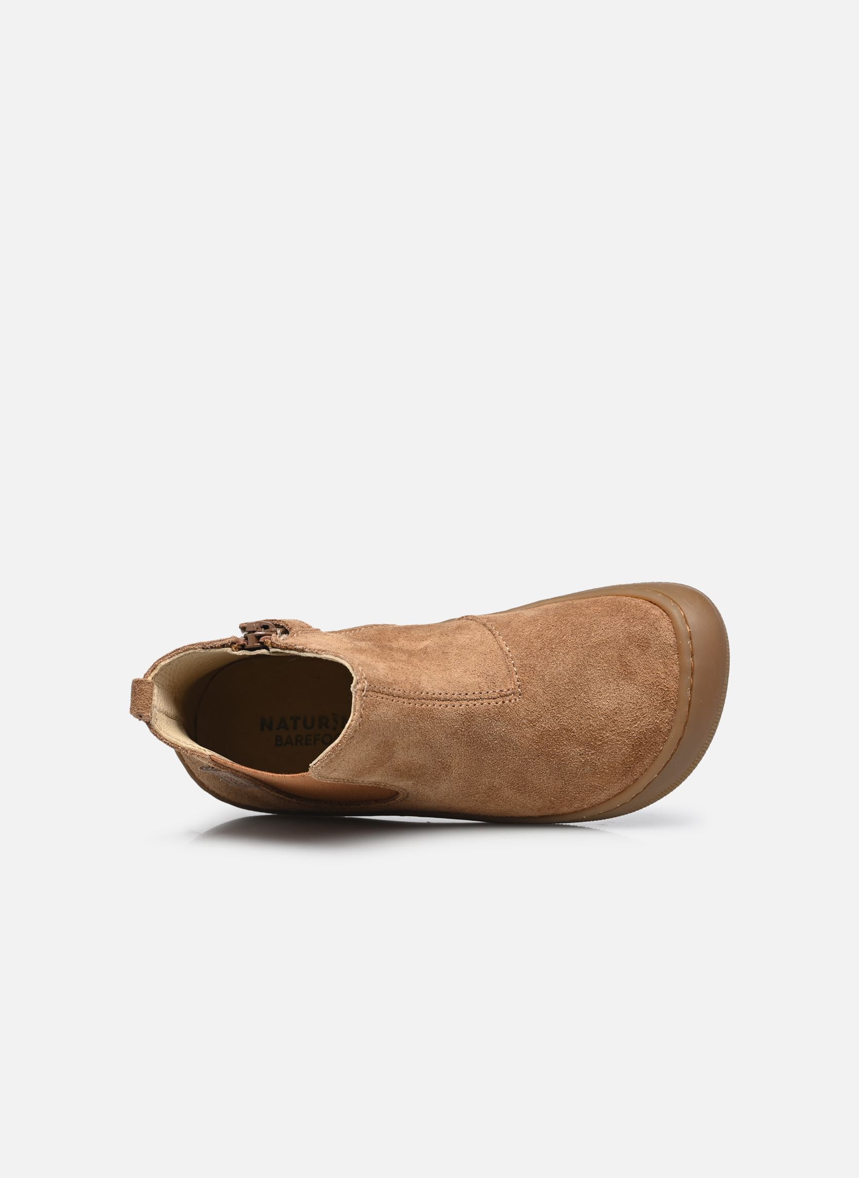 Bottines Glitty Barefoot marron Naturino Bottines Glitty Barefoot marron Suede Brown