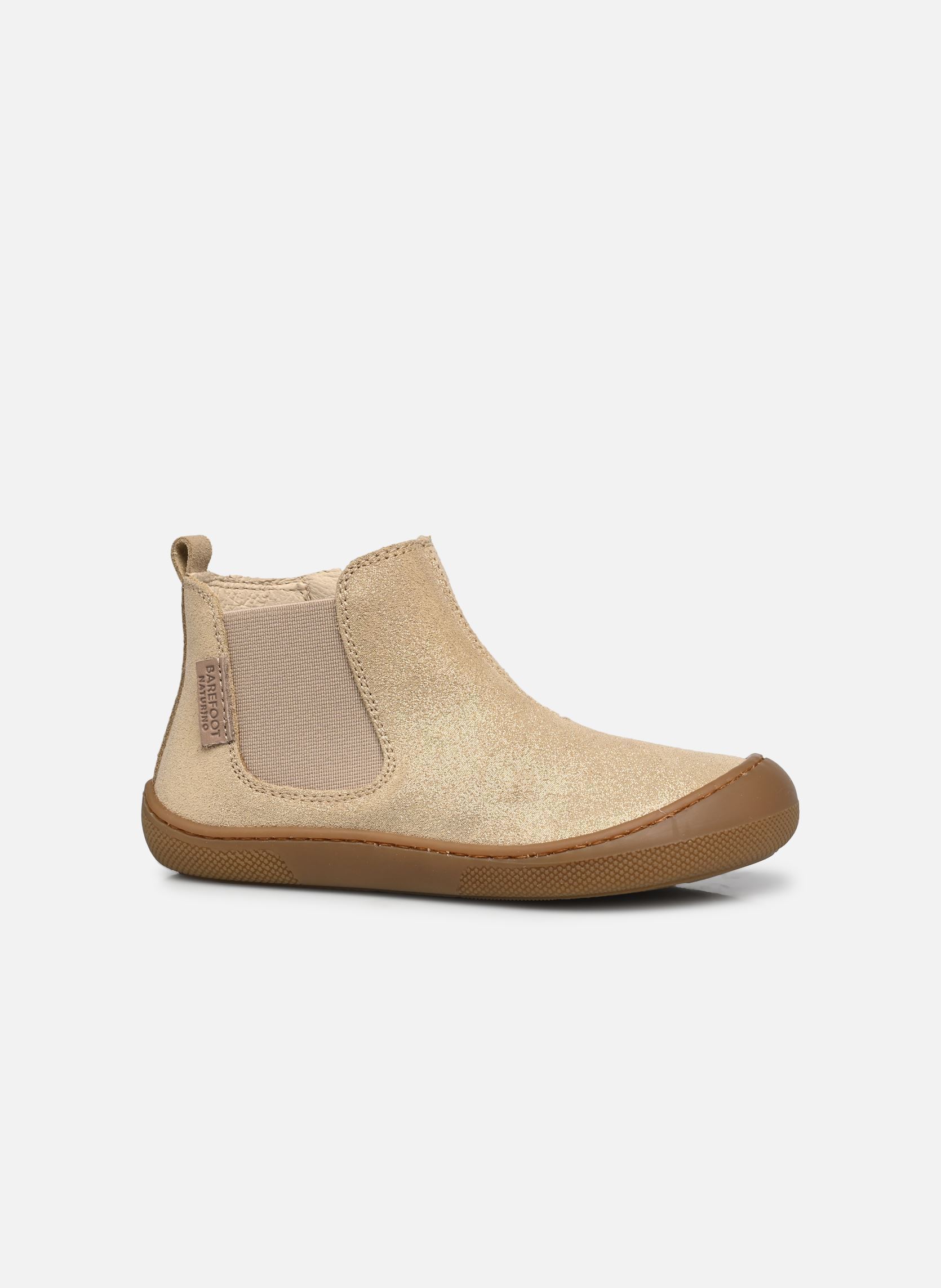 Bottines Glitty Barefoot fille or et bronze Naturino Bottines Glitty Barefoot fille or et bronze SUEDE GLITTER PLATINUM