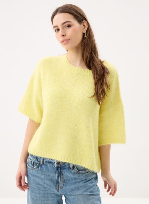 MADE BY Pullover MANIA damen gelb