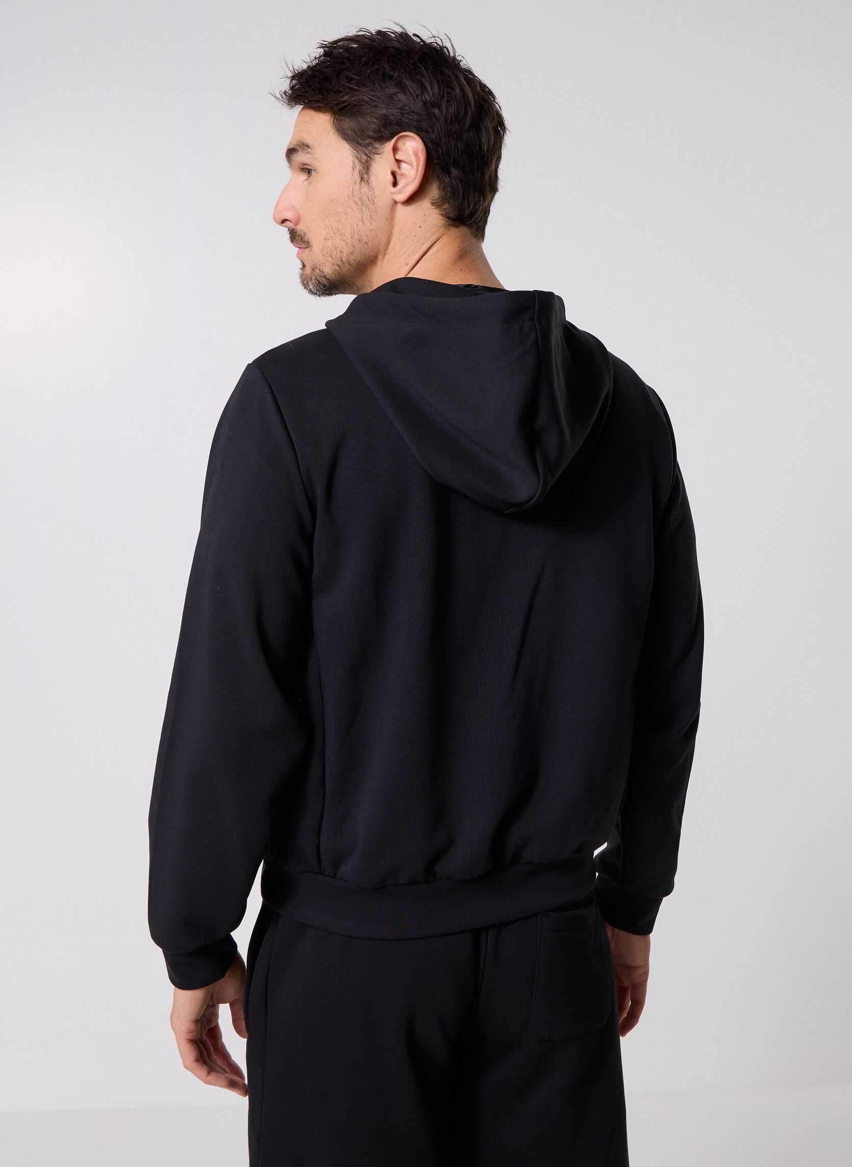 Vestes ESS LD HYB HD J homme noir adidas sportswear Vestes ESS LD HYB HD J homme noir BLACK