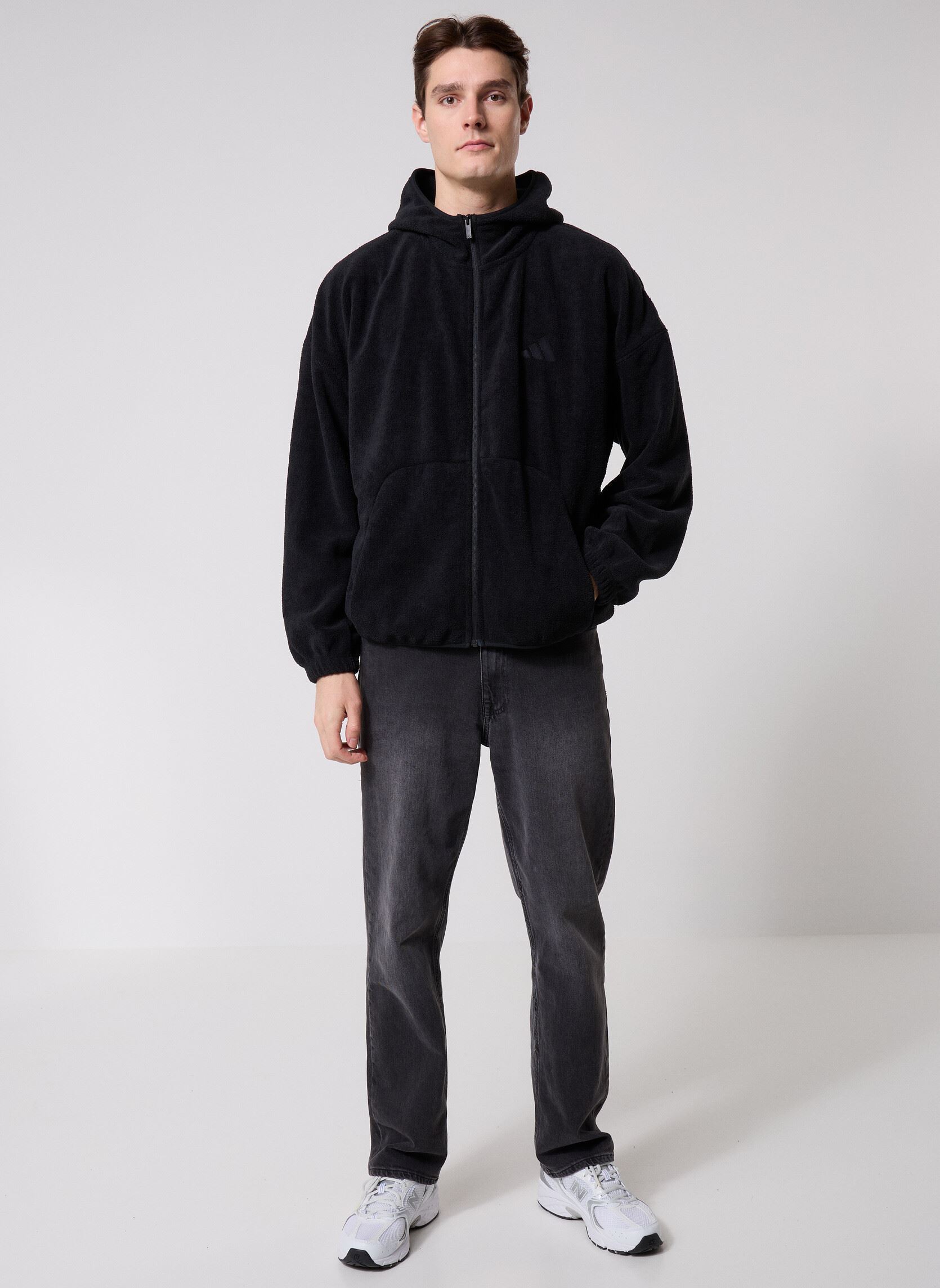 Sweaters met rits M FI SL SHRP FZ heren zwart adidas sportswear Sweaters met rits M FI SL SHRP FZ heren zwart Black