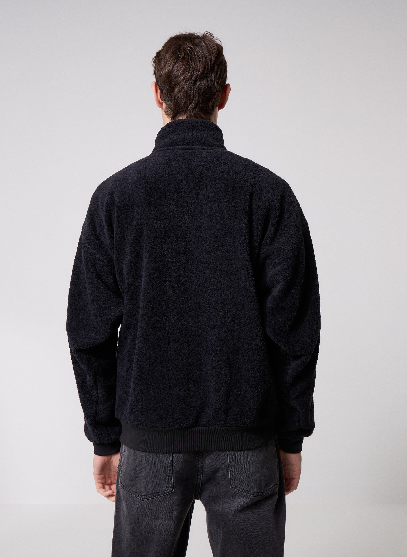 Sweaters met rits M FI SL SHRP TT heren zwart adidas sportswear Sweaters met rits M FI SL SHRP TT heren zwart Black