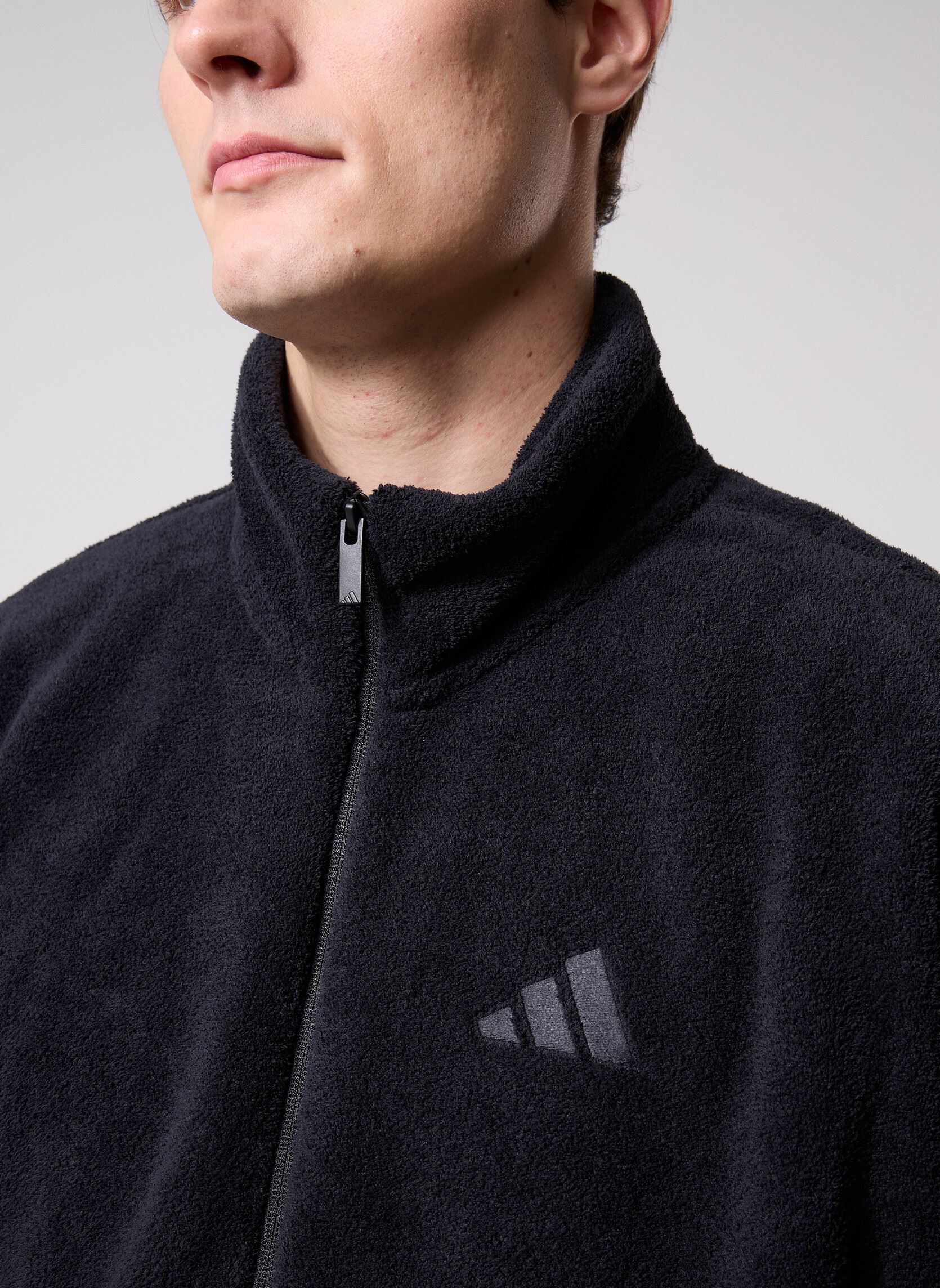Sweaters met rits M FI SL SHRP TT heren zwart adidas sportswear Sweaters met rits M FI SL SHRP TT heren zwart Black