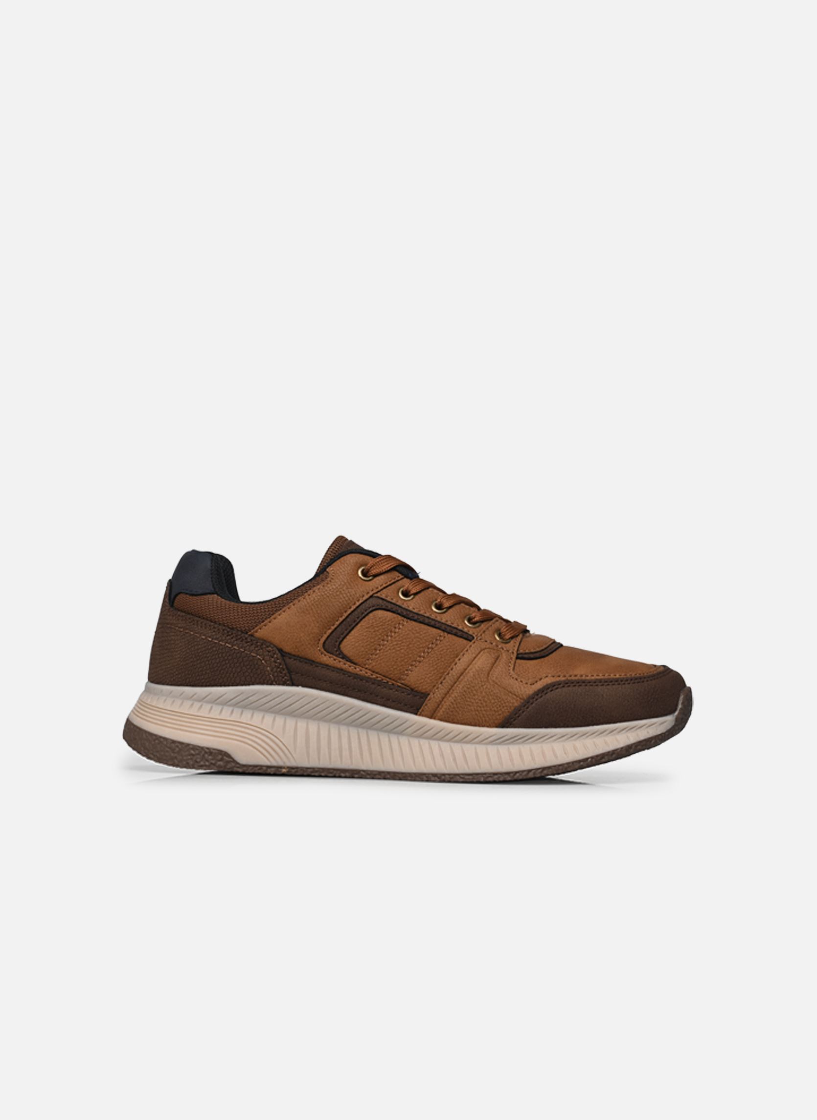 Lage sneakers Basket THURO heren bruin MADE BY Lage sneakers Basket THURO heren bruin COGNAC