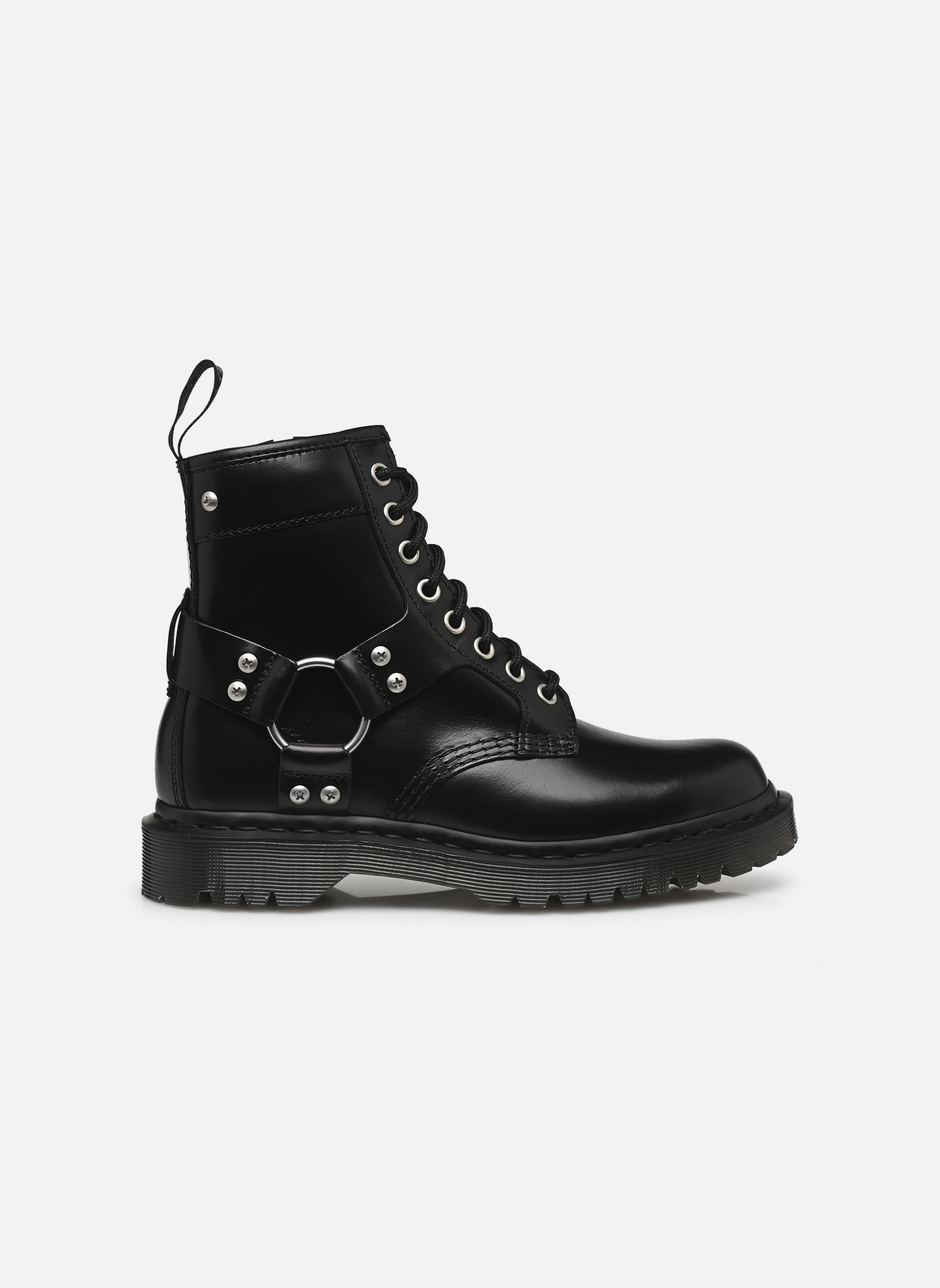 Bottines et boots 1460 Harness femme noir Dr. Martens Bottines et boots 1460 Harness femme noir BLACK ANALINE