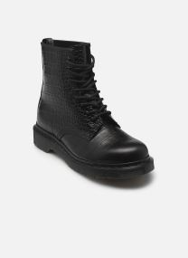 Bottines à lacets 1460 Croco femme noir Dr. Martens Bottines à lacets 1460 Croco femme noir BLACK ATLAS CROC EMBOSS