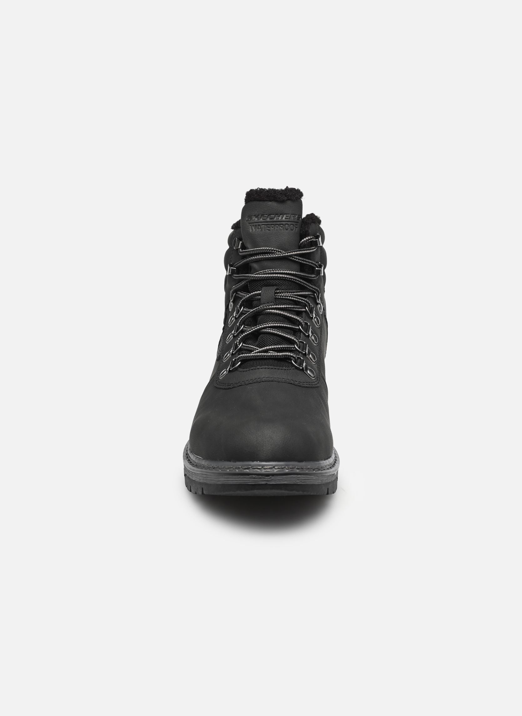 Veterlaarsjes Corado - Memphis heren zwart Skechers Veterlaarsjes Corado - Memphis heren zwart BLK