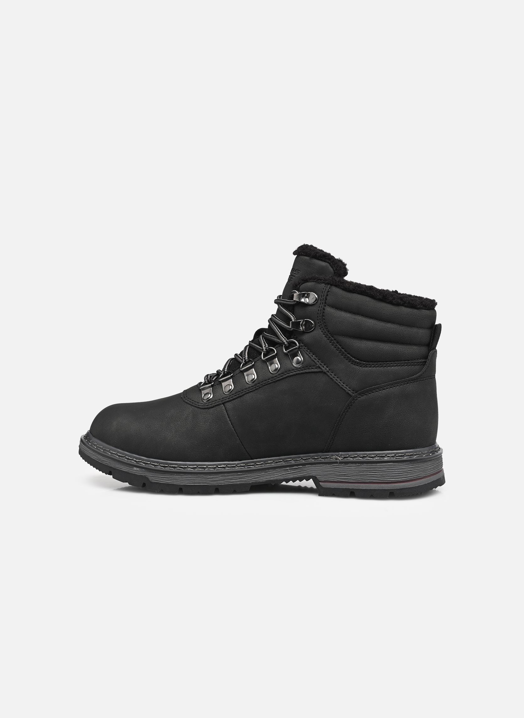 Veterlaarsjes Corado - Memphis heren zwart Skechers Veterlaarsjes Corado - Memphis heren zwart BLK