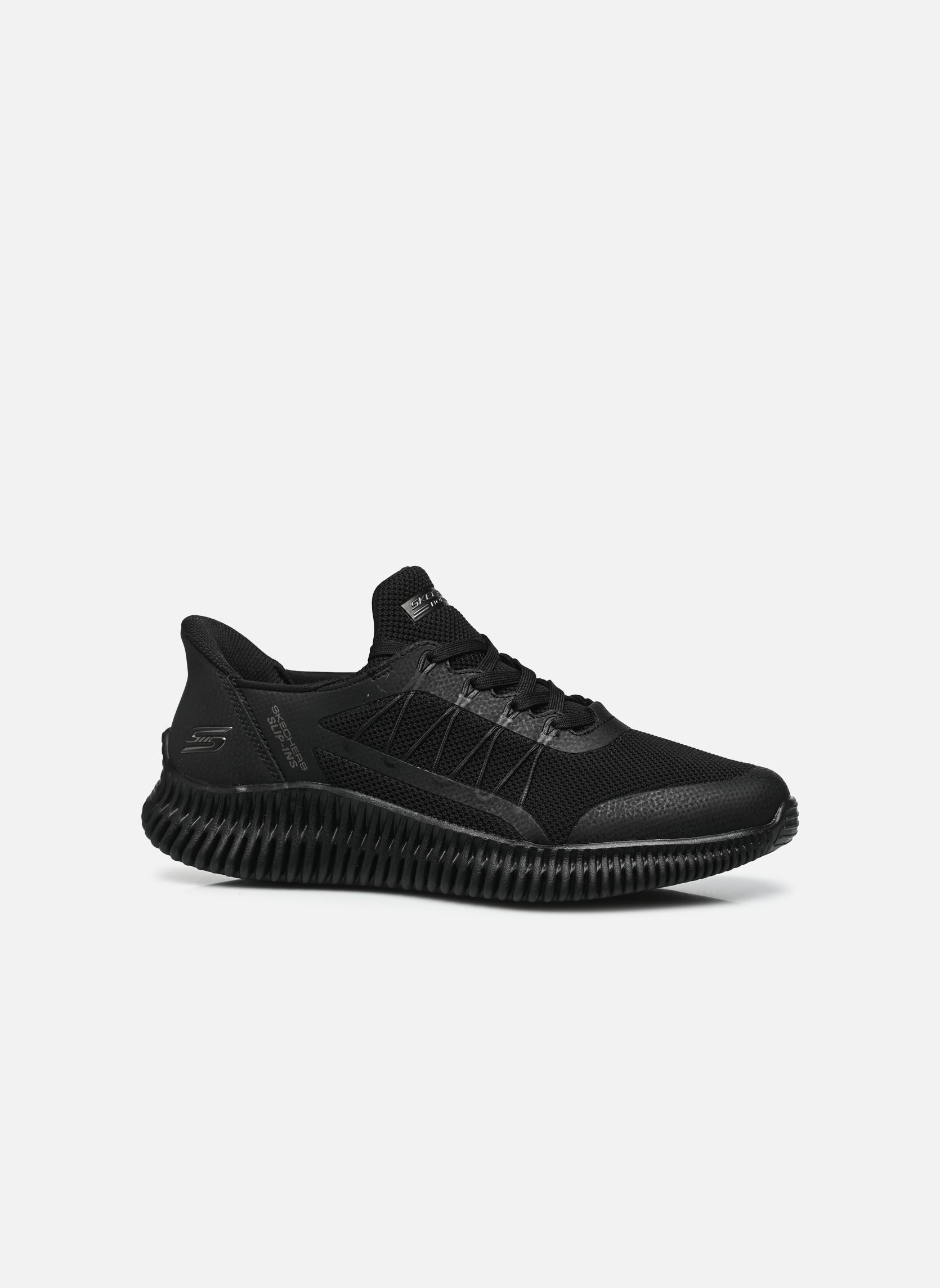 Sneakers SLIP-INS - Bobs Geo Lite-Fixed Edge uomo nero Skechers Sneakers SLIP-INS - Bobs Geo Lite-Fixed Edge uomo nero BBK