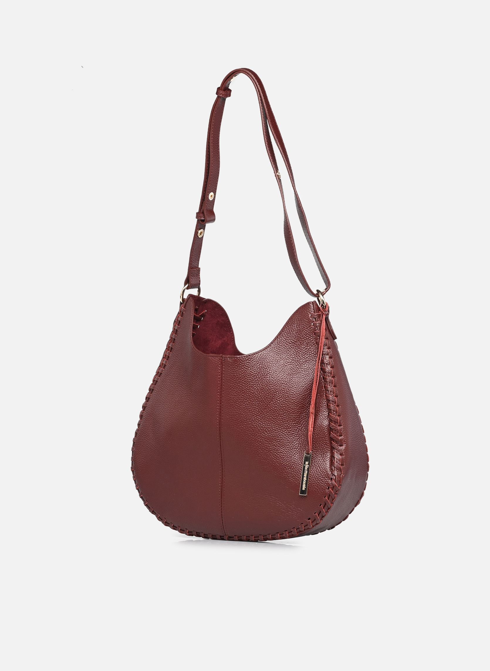 Sacs bandoulière FK-AM-ELSIE femme bordeaux La Fée Maraboutée Sacs bandoulière FK-AM-ELSIE femme bordeaux BOURGOGNE