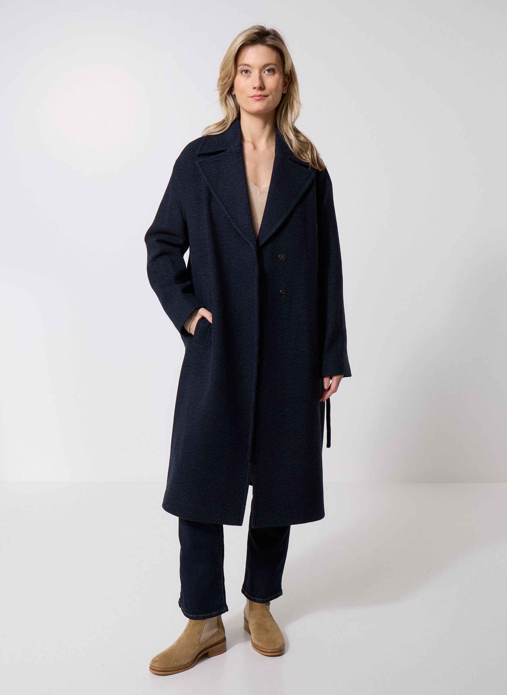 Mäntel FK-GP-ELSINKI-Y damen blau La Fée Maraboutée Mäntel FK-GP-ELSINKI-Y damen blau Navy