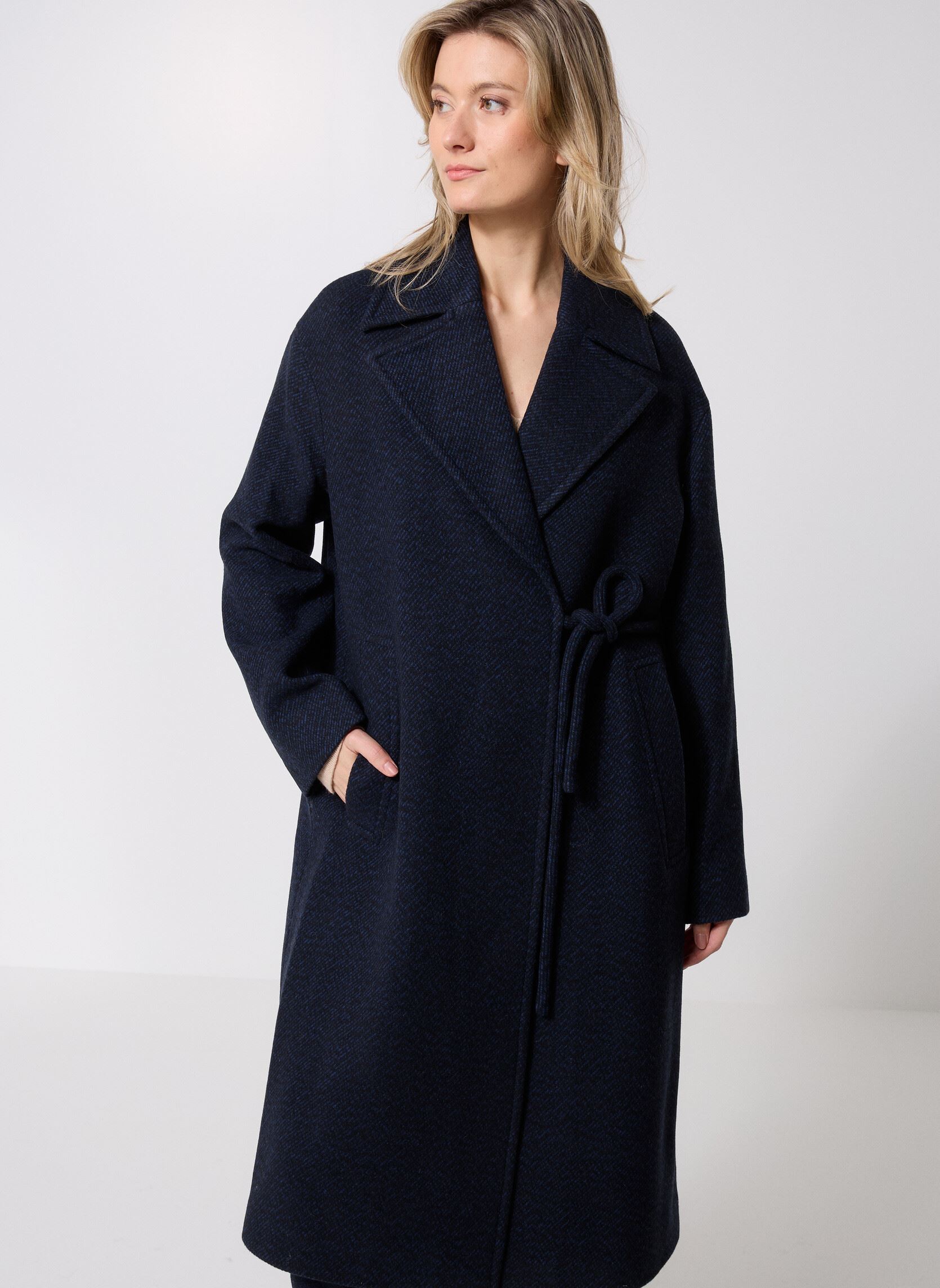 Mäntel FK-GP-ELSINKI-Y damen blau La Fée Maraboutée Mäntel FK-GP-ELSINKI-Y damen blau Navy