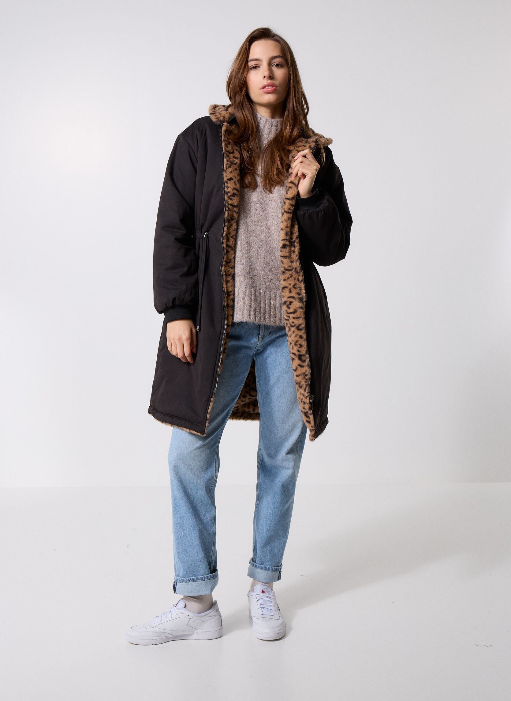 Parkas FK-GP-EVER femme noir La Fée Maraboutée Parkas FK-GP-EVER femme noir NOIR