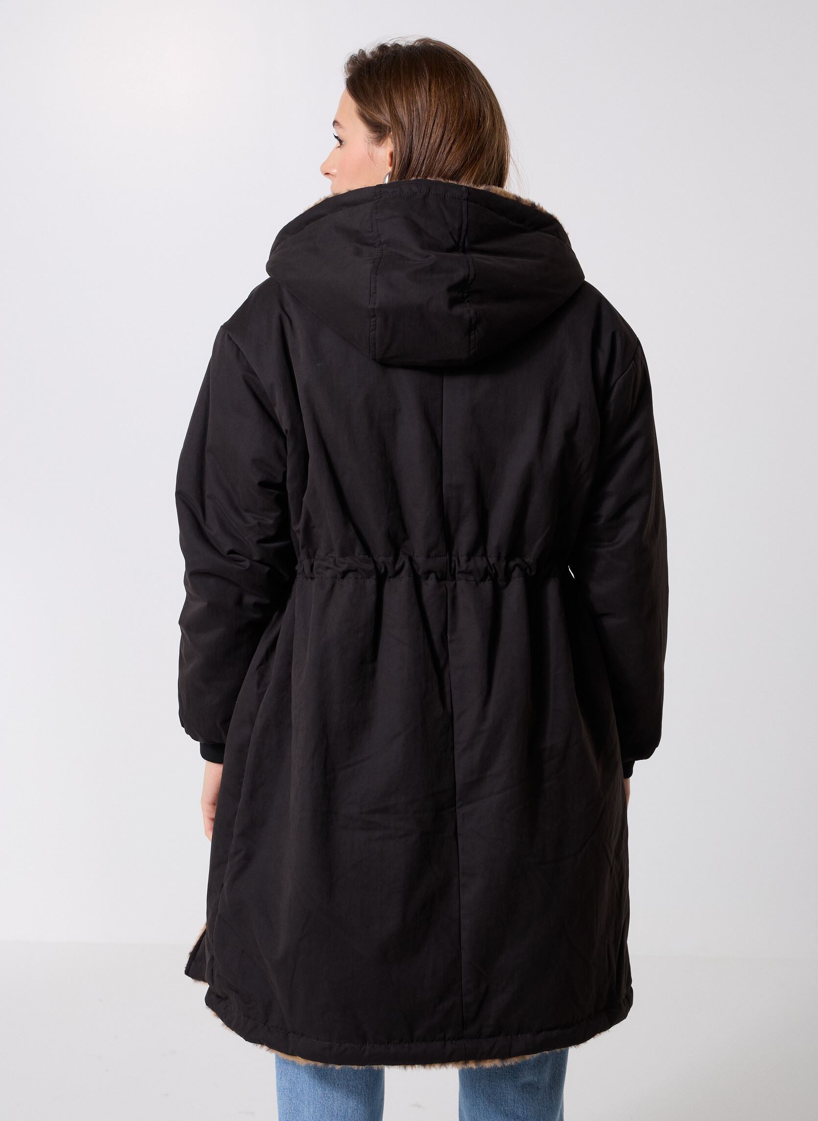 Parkas FK-GP-EVER femme noir La Fée Maraboutée Parkas FK-GP-EVER femme noir NOIR