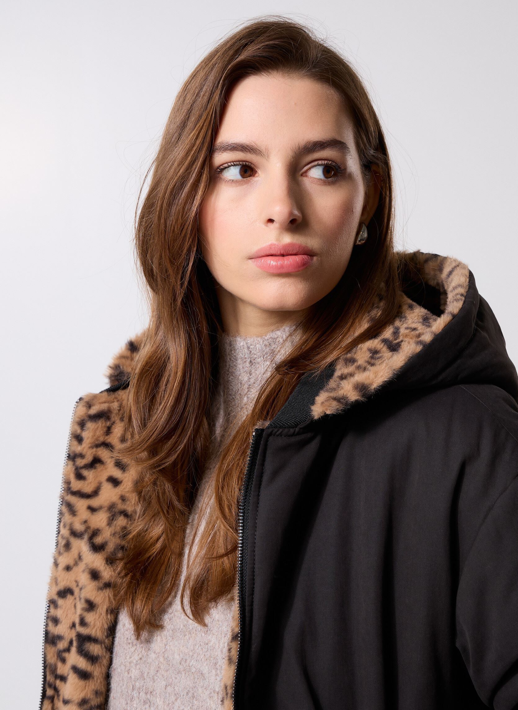 Parkas FK-GP-EVER femme noir La Fée Maraboutée Parkas FK-GP-EVER femme noir NOIR
