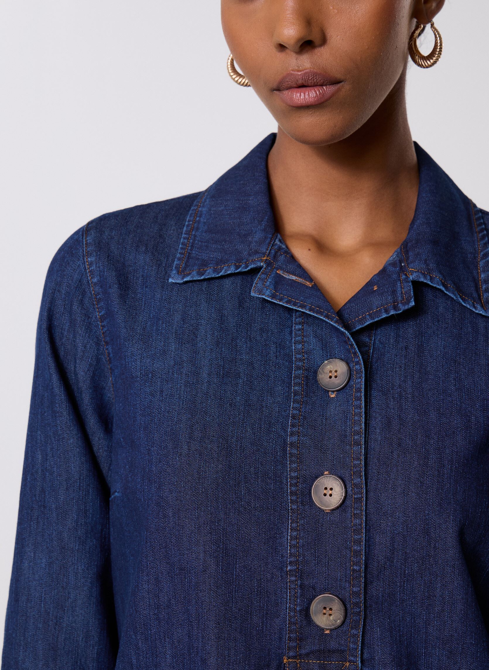 Jurken FK-RO-ELINE-D dames blauw La Fée Maraboutée Jurken FK-RO-ELINE-D dames blauw BRUT