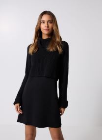 Robes FK-RO-EXILIA femme noir La Fée Maraboutée Robes FK-RO-EXILIA femme noir NOIR