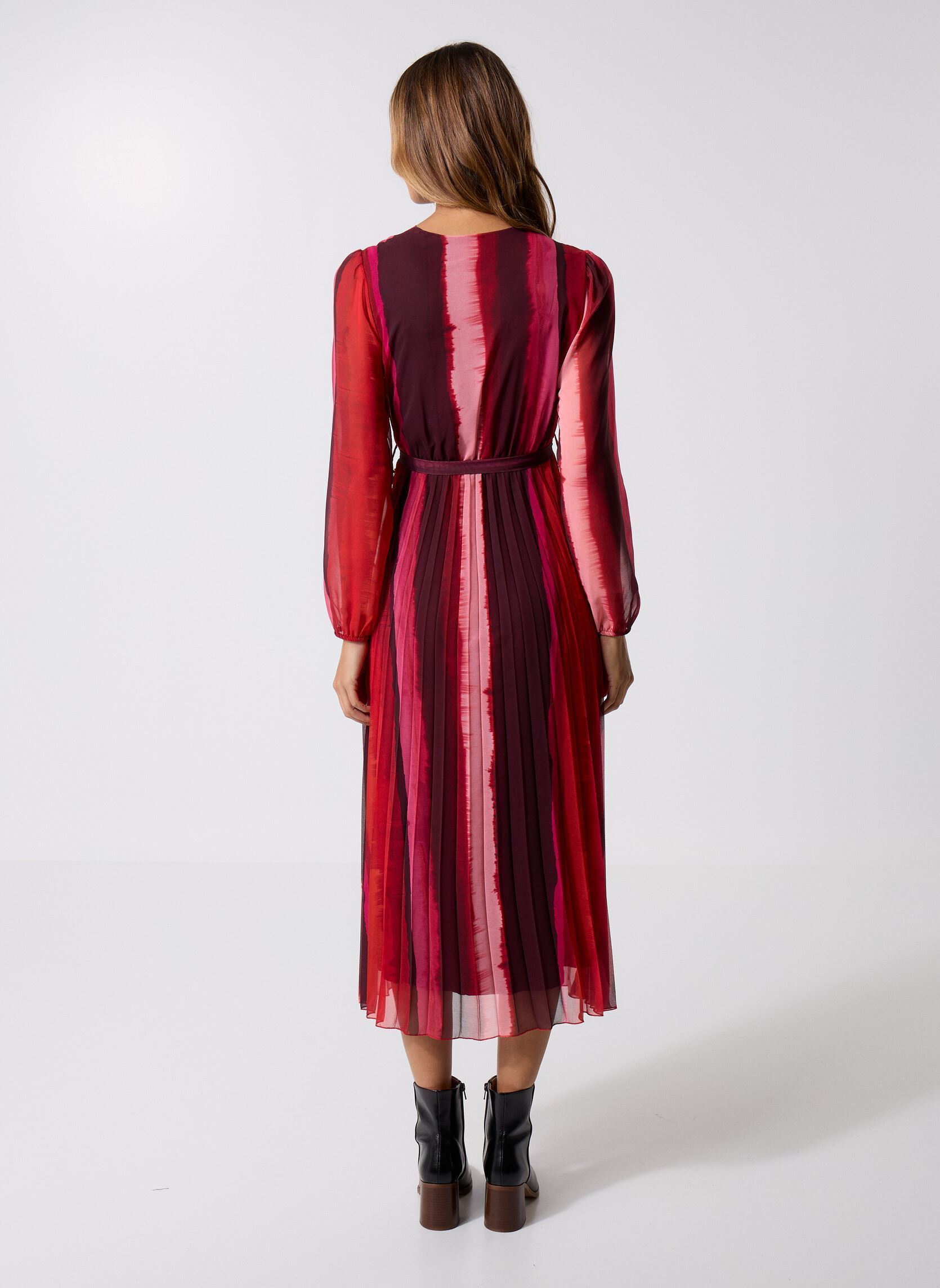 Vestidos largos FK-RO-RUMAYA-W mujer rojo La Fée Maraboutée Vestidos largos FK-RO-RUMAYA-W mujer rojo GROSEILLE