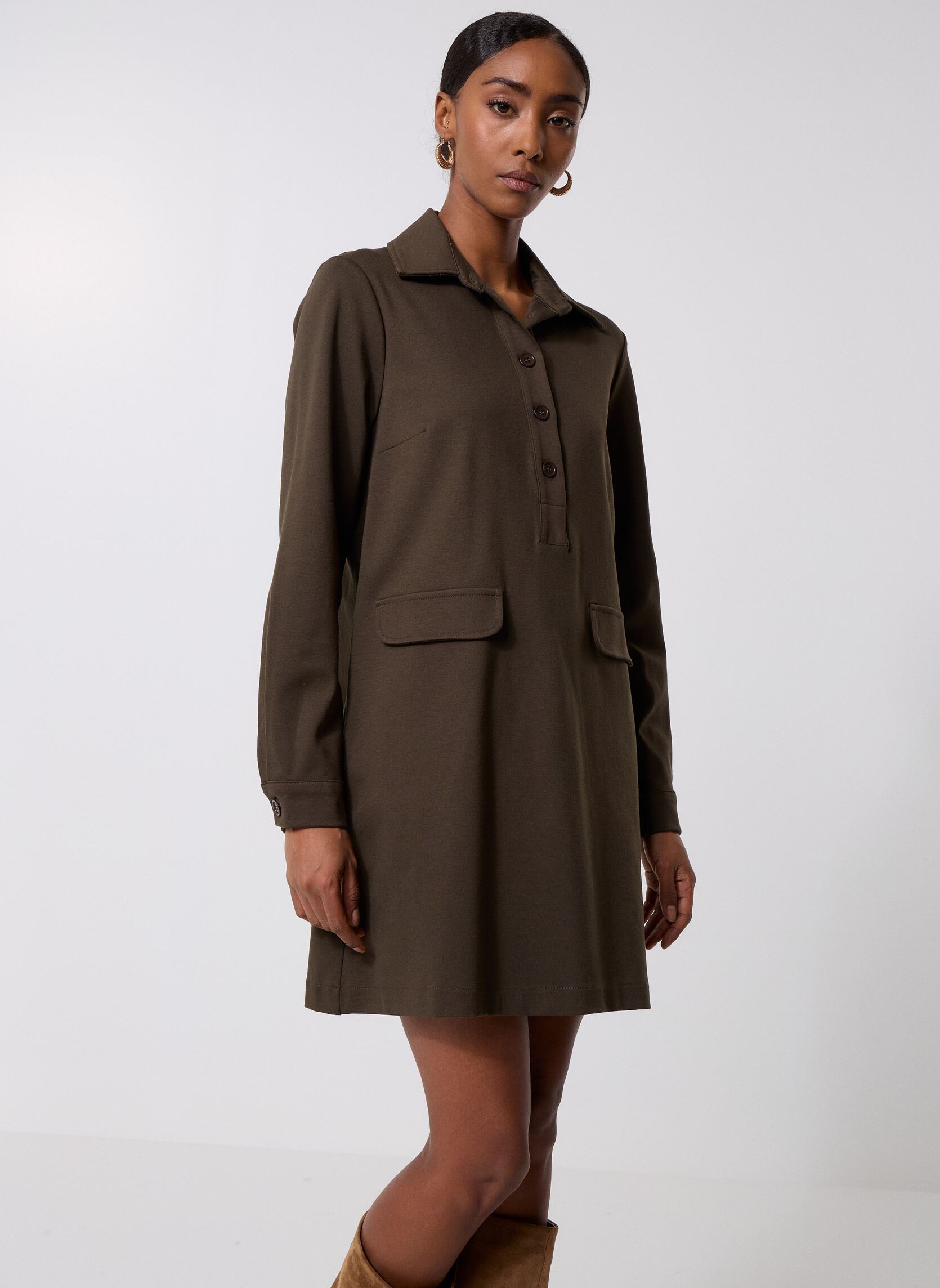Kleider FK-RO-ELDREN-M damen braun La Fée Maraboutée Kleider FK-RO-ELDREN-M damen braun BAOBAB