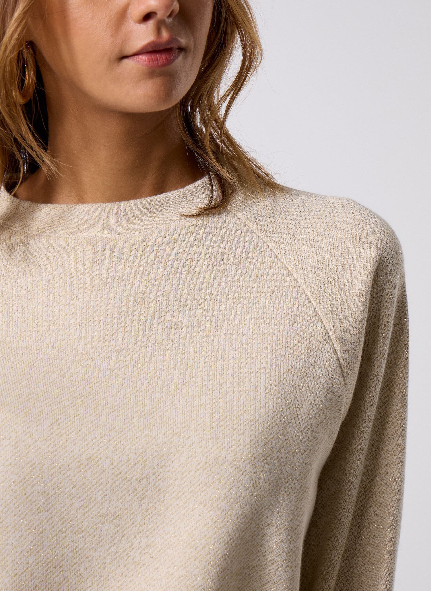 Sweater FK-TS-EUNICE dames wit La Fée Maraboutée Sweater FK-TS-EUNICE dames wit Ecru