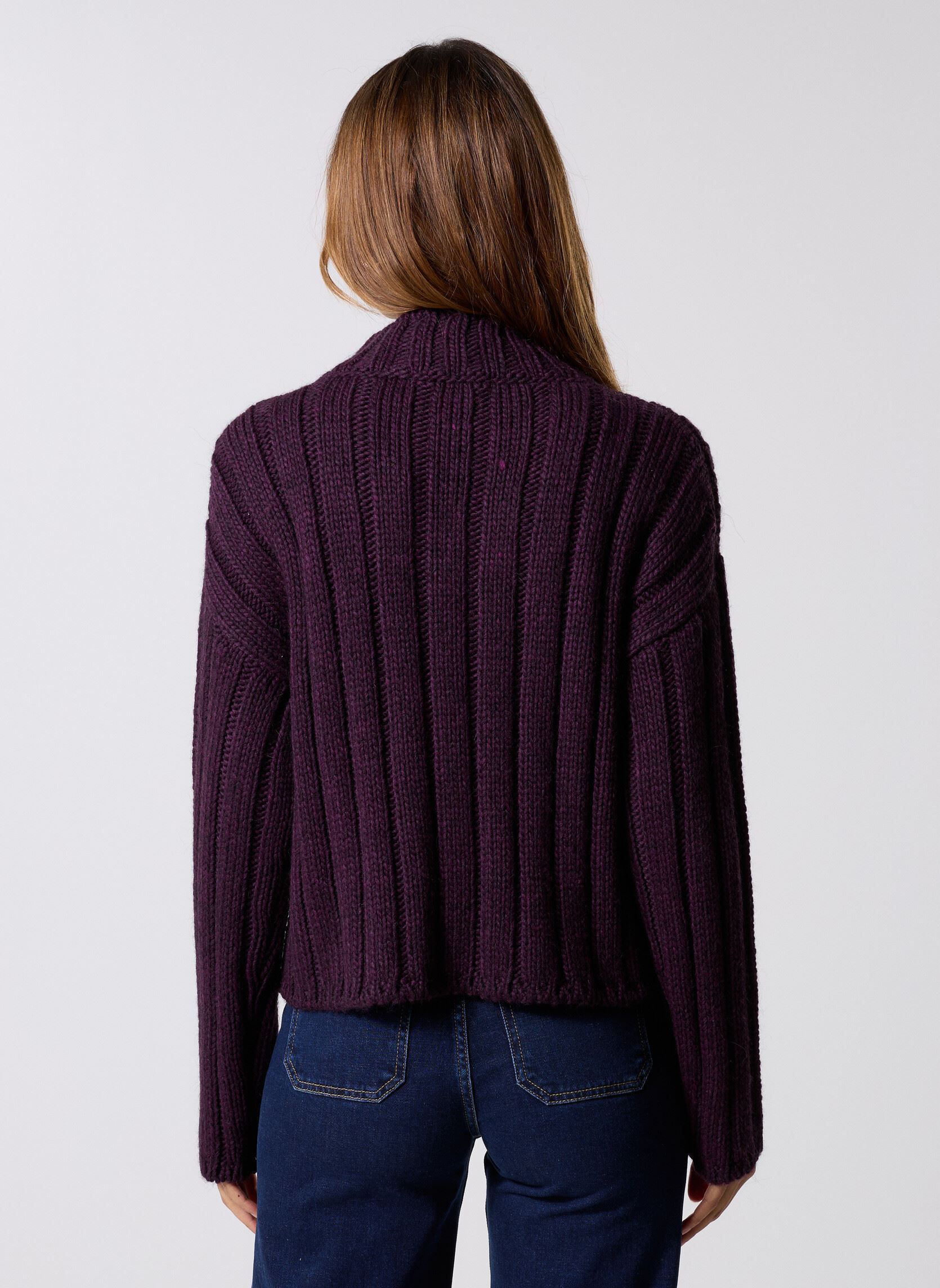 Pulls FK-PU-EXILIO femme violet La Fée Maraboutée Pulls FK-PU-EXILIO femme violet CASSIS