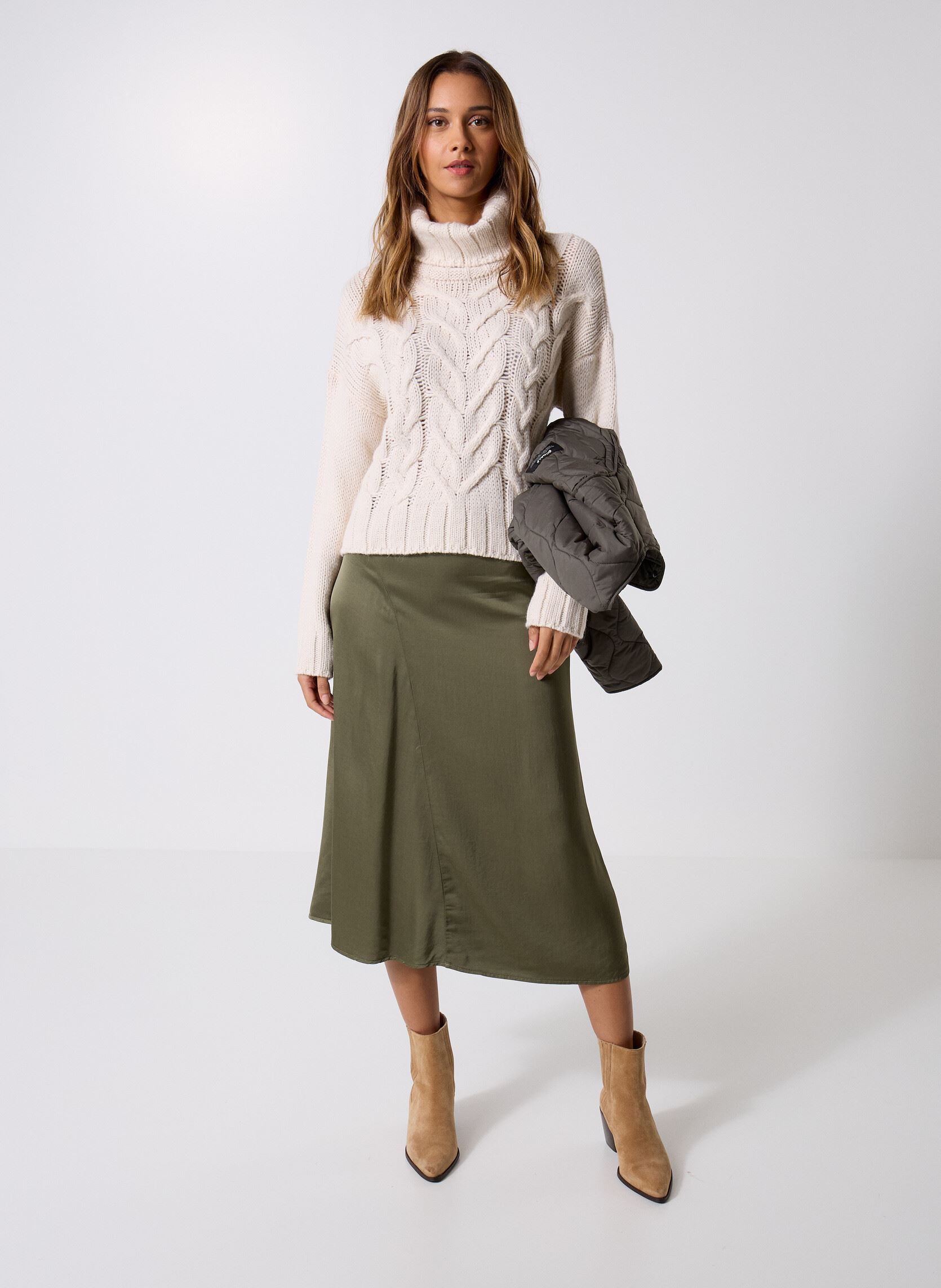 Pulls FK-PU-EREBE femme blanc La Fée Maraboutée Pulls FK-PU-EREBE femme blanc Ecru