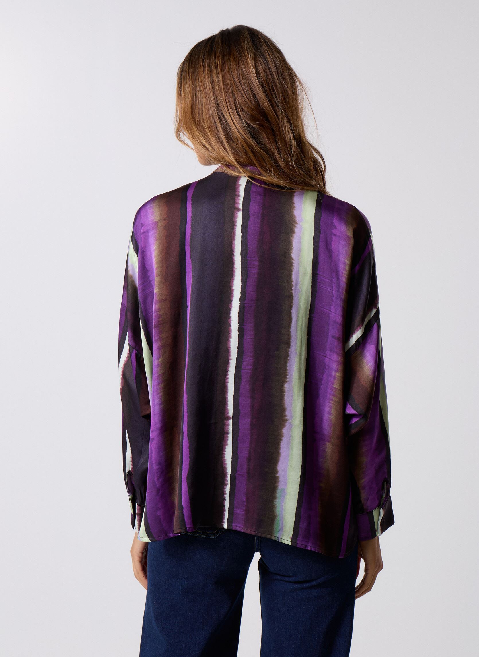 Blouses manches longues FK-TO-ESTIA-R femme violet La Fée Maraboutée Blouses manches longues FK-TO-ESTIA-R femme violet MELANZANA