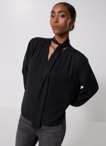 Blouses met lange mouwen FK-TO-ESMEE-S dames zwart La Fée Maraboutée Blouses met lange mouwen FK-TO-ESMEE-S dames zwart NOIR