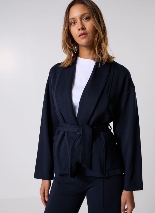 Veste en lin la fée maraboutee taille 36 tres bon état femme bleu marine - Vêtements