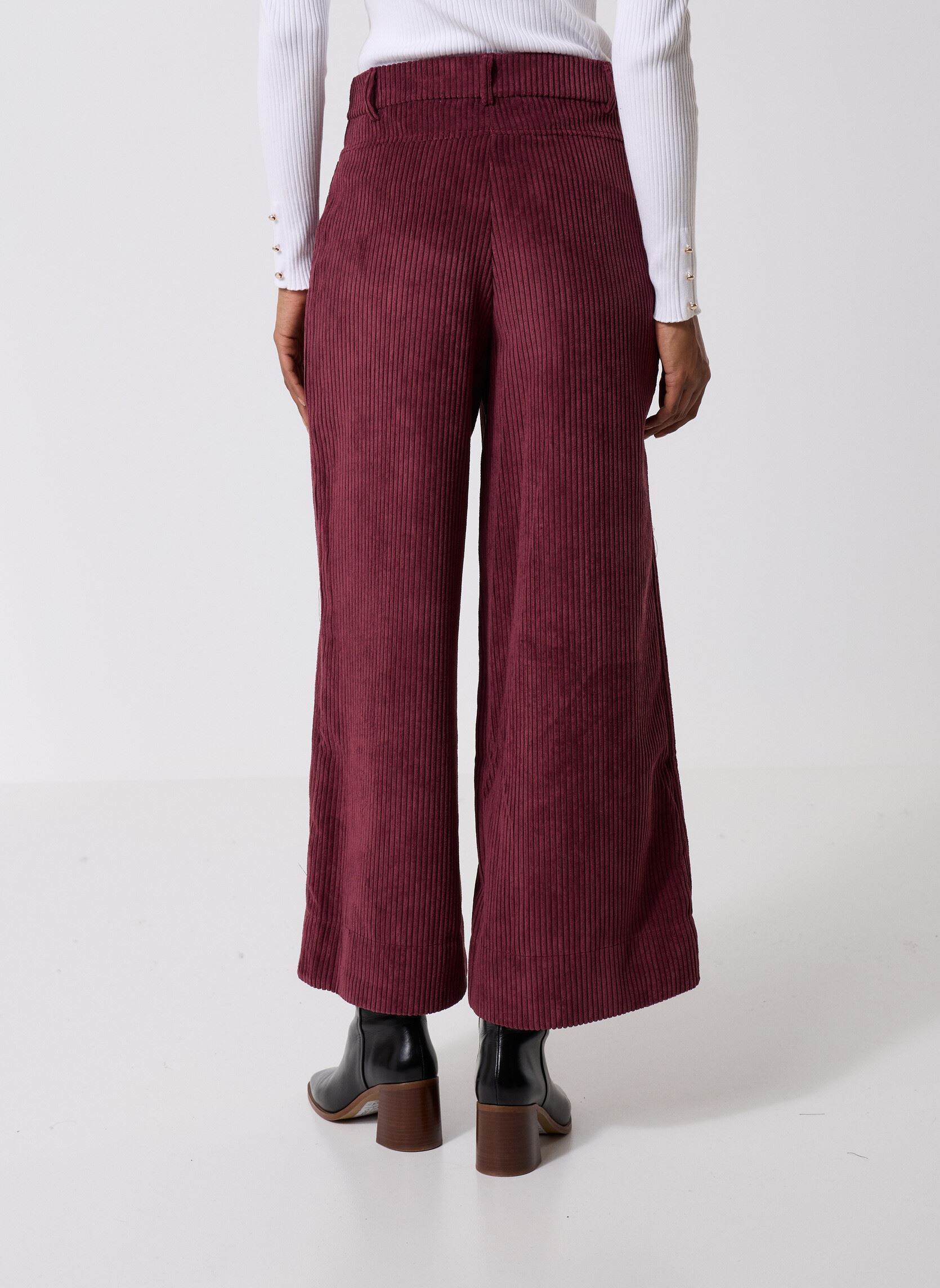 Weite Hosen FK-PA-ELGA-V damen bordeaux La Fée Maraboutée Weite Hosen FK-PA-ELGA-V damen bordeaux Myrthe