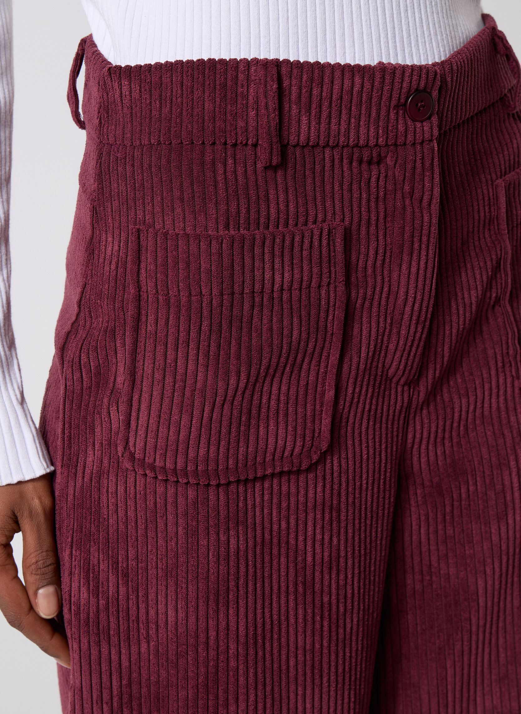Weite Hosen FK-PA-ELGA-V damen bordeaux La Fée Maraboutée Weite Hosen FK-PA-ELGA-V damen bordeaux Myrthe