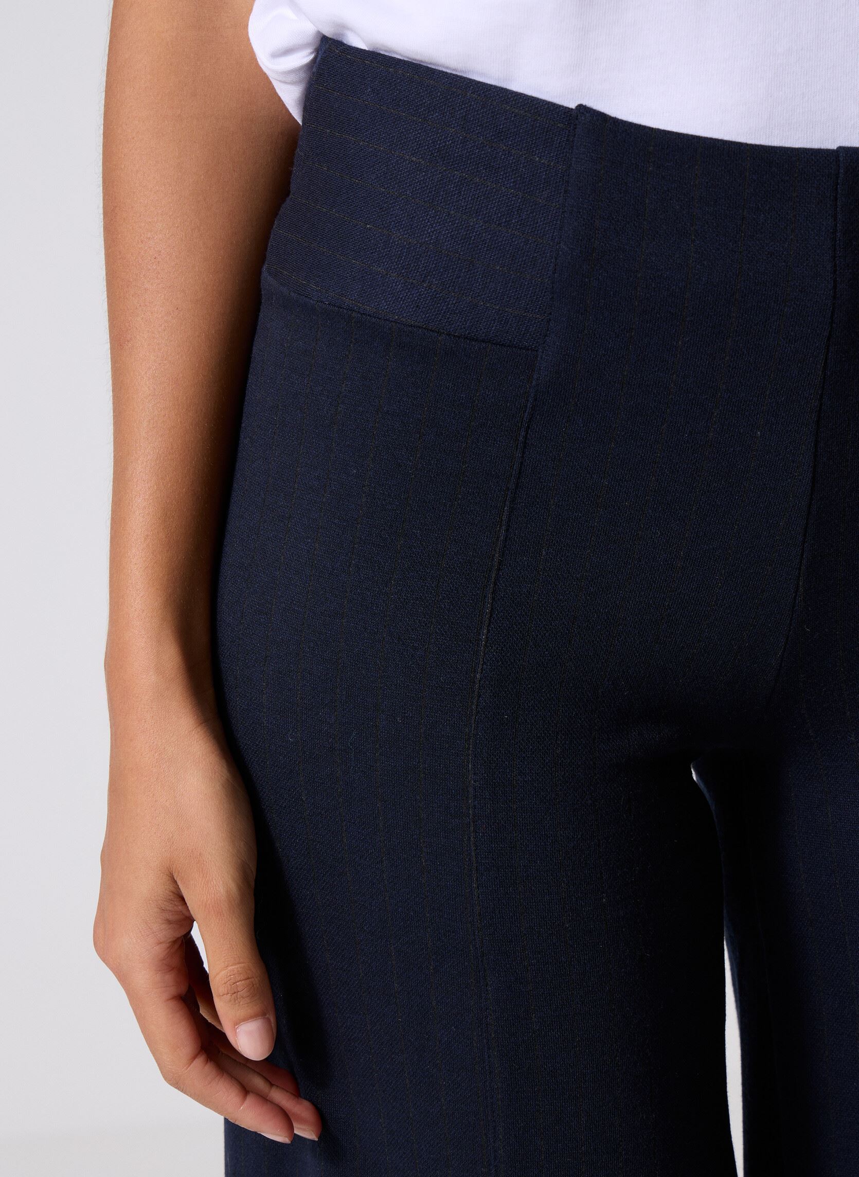 Pantalons droit FK-PA-EMIORA-R femme bleu La Fée Maraboutée Pantalons droit FK-PA-EMIORA-R femme bleu NAVY