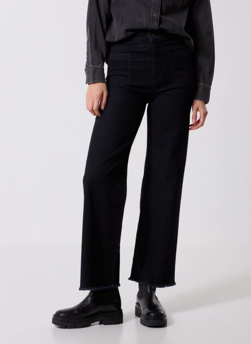La Fée Maraboutée Wijde jeans / Flared Jeans FG-JE-RENO-E dames zwart