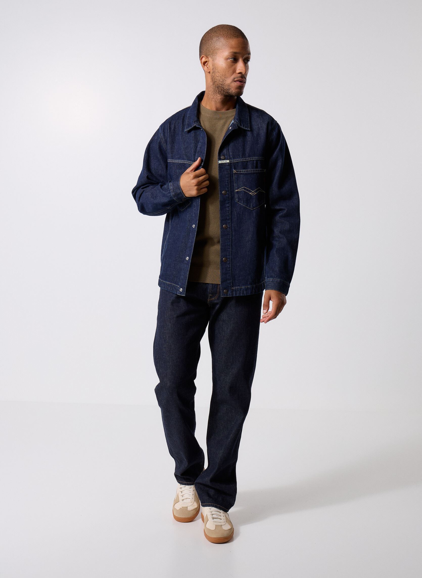 Jeans droit Pantalon DENIM DERYCK COUPE REGULAR Roya homme bleu Replay Jeans droit Pantalon DENIM DERYCK COUPE REGULAR Roya homme bleu Dark Blue