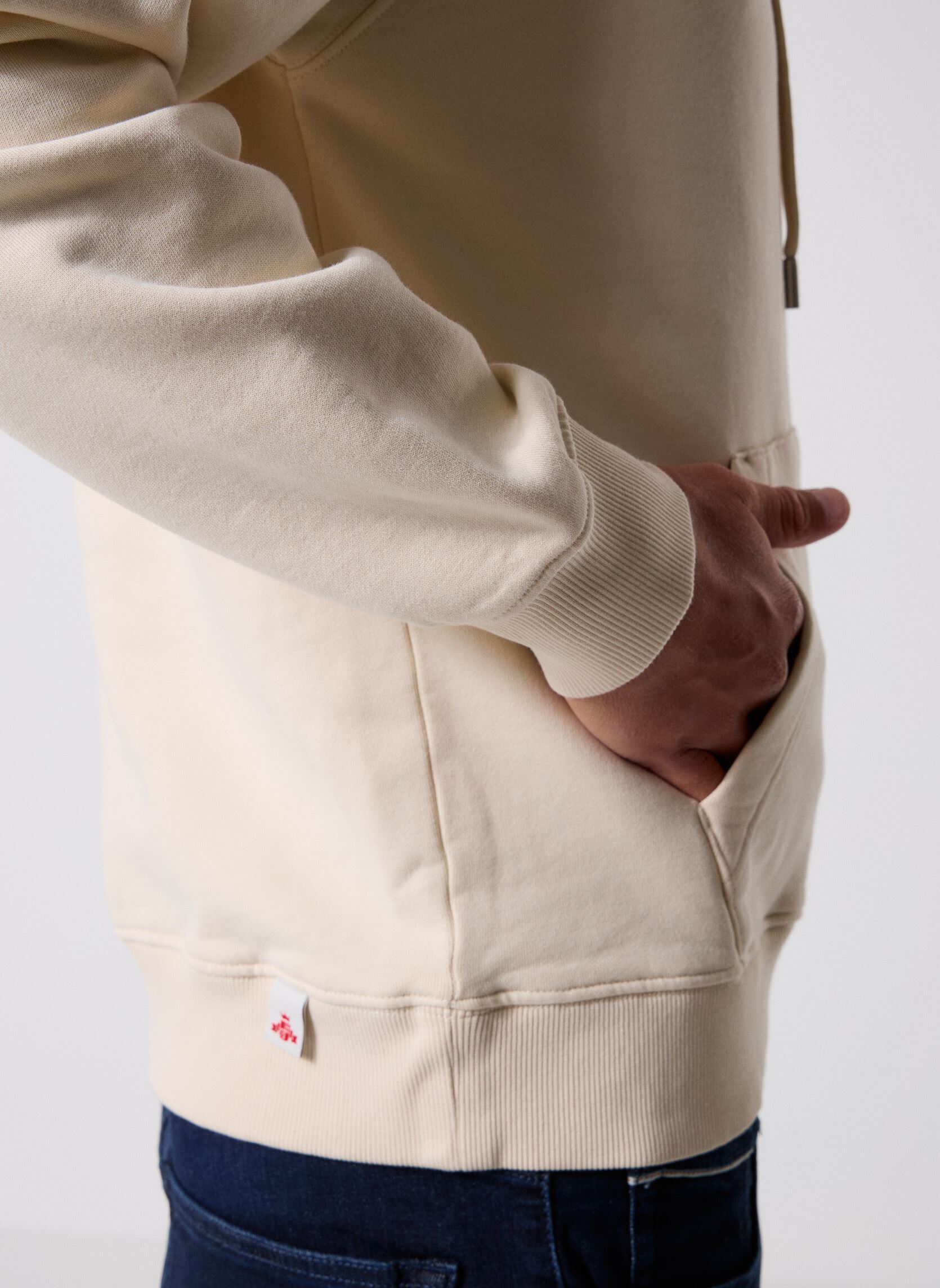 Sweats à capuche Mesh COUPE REGULAR homme blanc Replay Sweats à capuche Mesh COUPE REGULAR homme blanc NATURAL ROPE