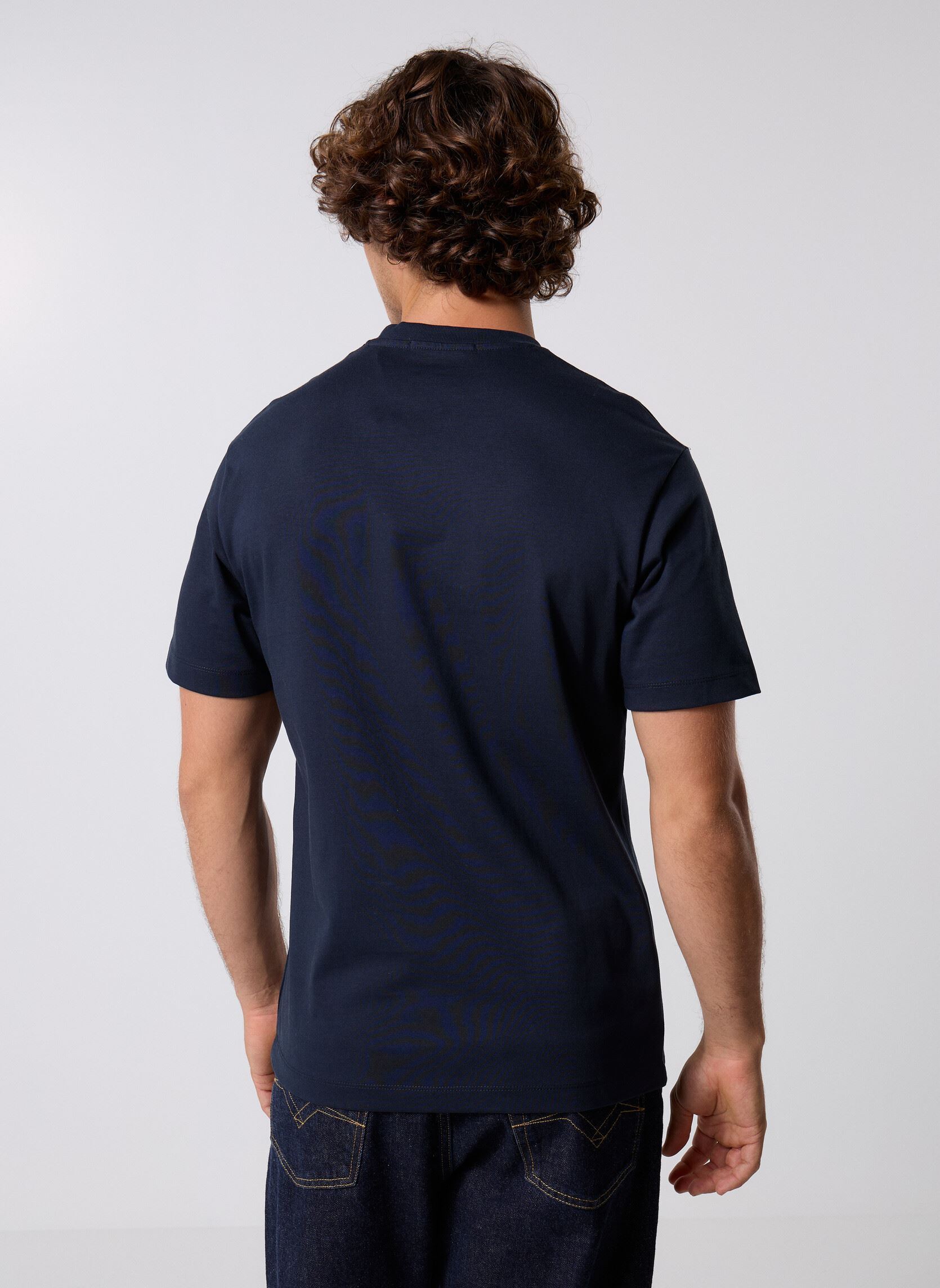 Tee-shirts manches courtes TShirt HEAVY COTTON JERSEY COUPE RELAXED homme bleu Replay Tee-shirts manches courtes TShirt HEAVY COTTON JERSEY COUPE RELAXED homme bleu DEEP BLUE