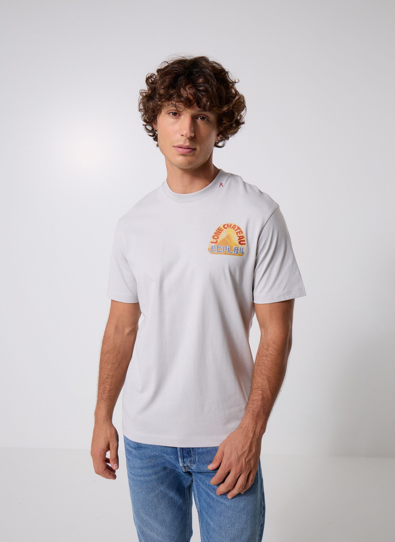 Vêtements Replay TShirt PIECE DYED HEAVY COTTON JERSEY COUPE RELAXED pour Accessoires