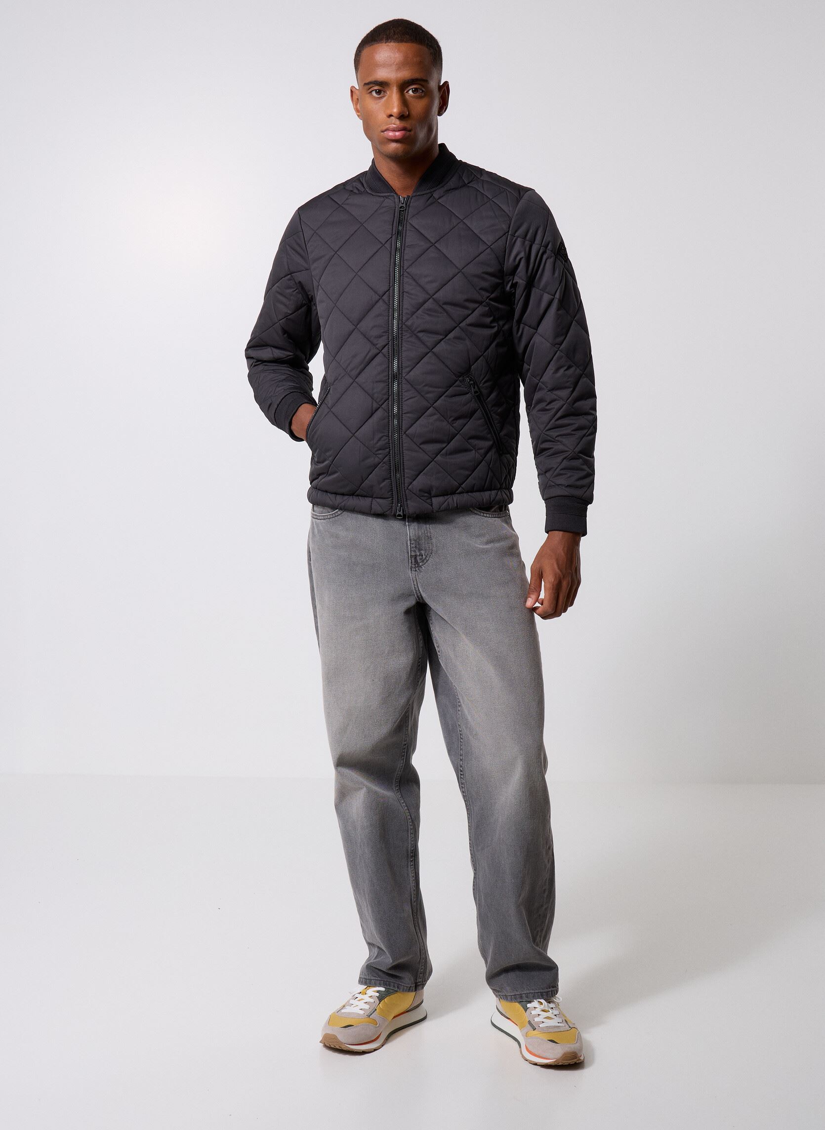 Jassen Blouson COUPE REGULAR heren zwart Replay Jassen Blouson COUPE REGULAR heren zwart Black