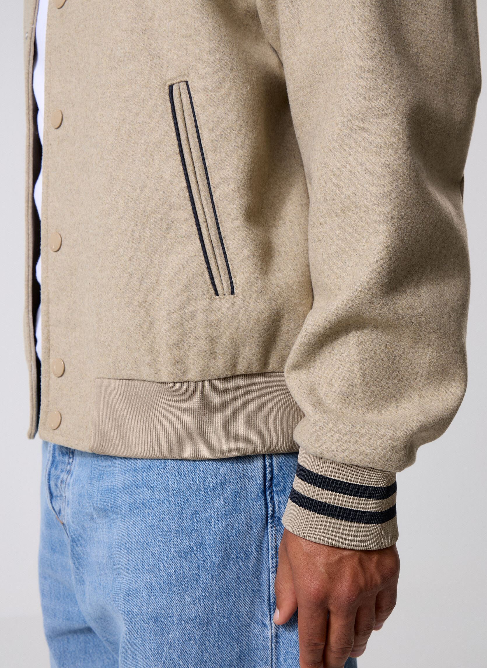 Jacken Blouson COUPE REGULAR herren beige Replay Jacken Blouson COUPE REGULAR herren beige SAND