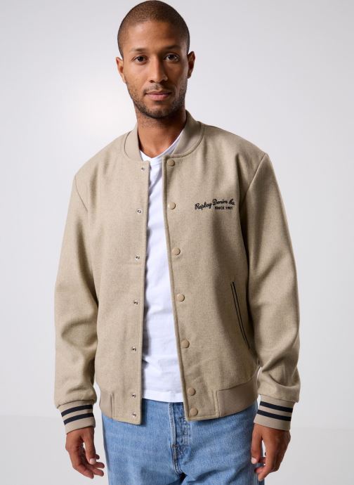 Replay Vestes Blouson COUPE REGULAR homme beige