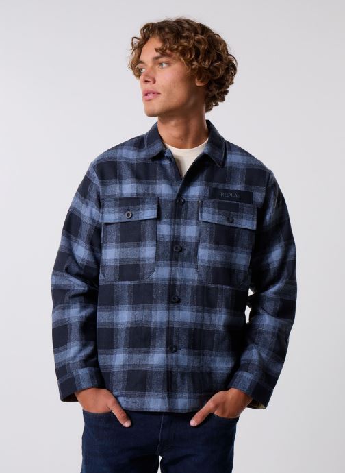 Replay Vestes Blouson COUPE REGULAR homme bleu